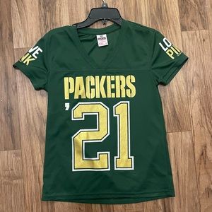 Love Pink Green Bay Packers Jersey